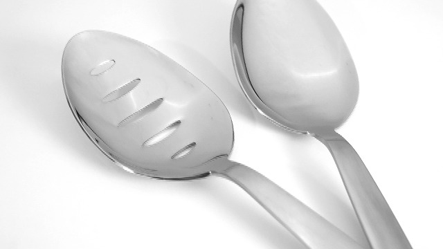 Amazon.com: BNAZIND Chef Kunz Slotted and Regular Spoon Set